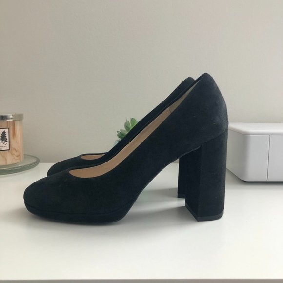 Cole Haan Shoes - Cole Haan Renner Grand Black Suede Pump | Size 7.5